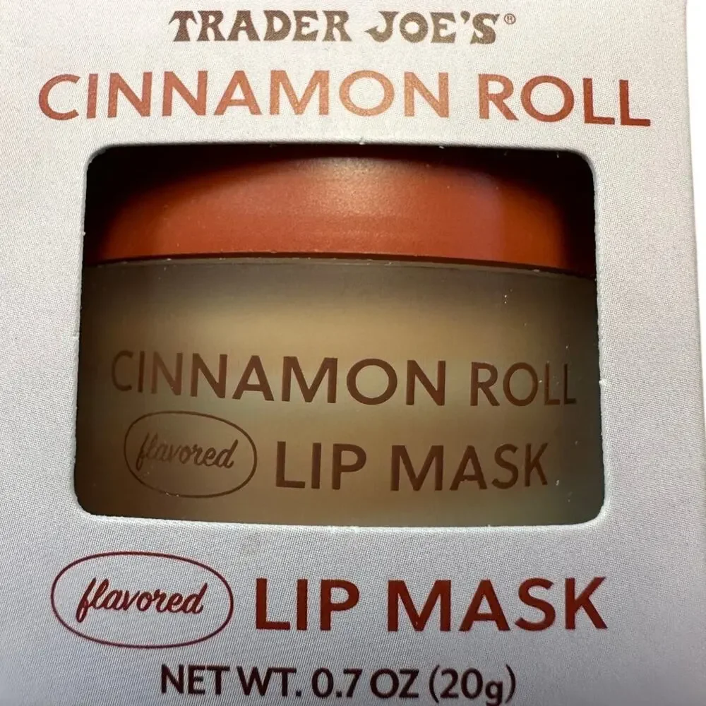 Trader Joe’s Cinnamon Roll Flavored Lip Mask 0.7 oz 20g New Unopened